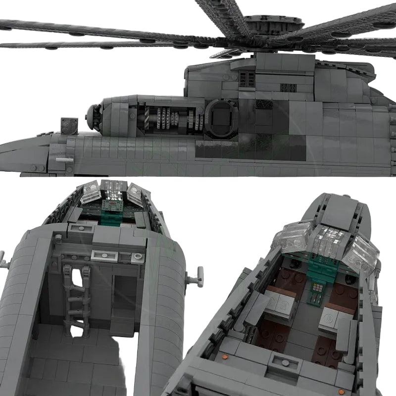 Mi-26 Heavy Cargo Helicopter 1:35 MOC Building Kit - 4