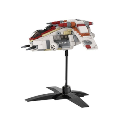 Micro Galactic Gunship MOC Building Kit | Sci-Fi Spacecraft Model - 1