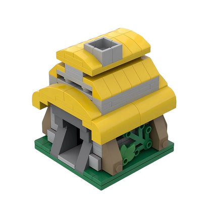Micro Strategy Base Town Hall 1-16 Building Kit | LEGO-Compatible MOC - 10