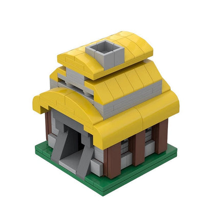 Micro Strategy Base Town Hall Lv1-16 MOC Building Kit | Tactical Base Model - 10