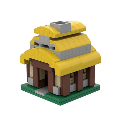 Micro Strategy Base Town Hall Lv1-16 MOC Building Kit | Tactical Base Model - 9