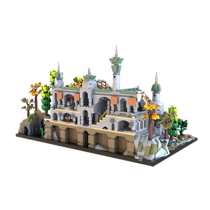 Microscale Elven Valley Sanctuary Building Kit | LEGO-Compatible MOC - 5