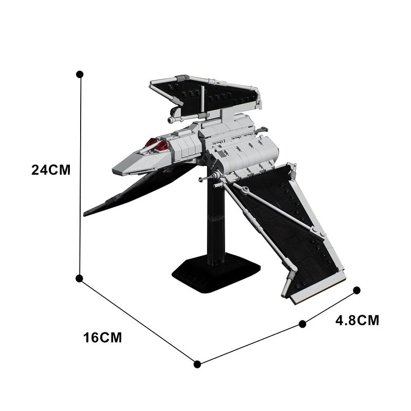 Midi-Scale Elite Commando Gunship Building Kit | LEGO-Compatible MOC - 1