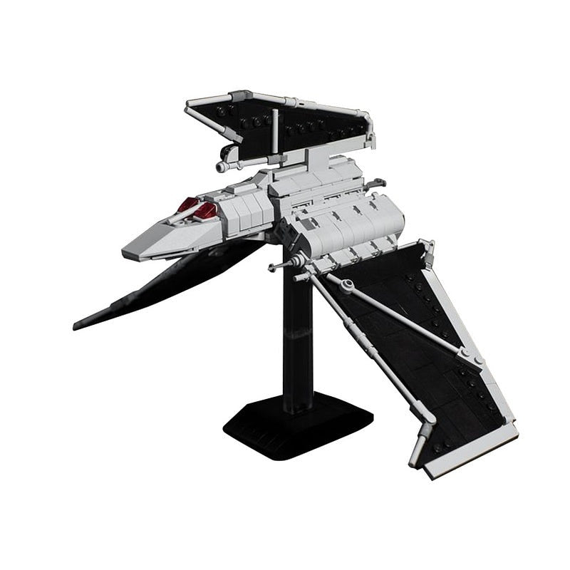 Midi-Scale Elite Commando Gunship MOC Spacecraft Building Kit - 1