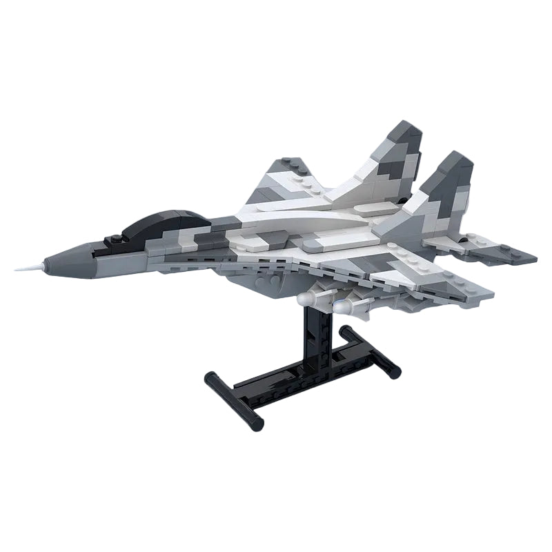 MiG-29 1:72 Fighter Jet MOC Building Kit - 1