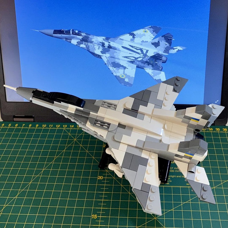 MiG-29 1:72 Fighter Jet MOC Building Kit - 2