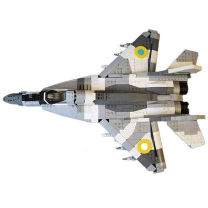 Mig-29 Fulcrum Fighter Jet MOC Building Kit - Advanced Aviation Construction Set - 2
