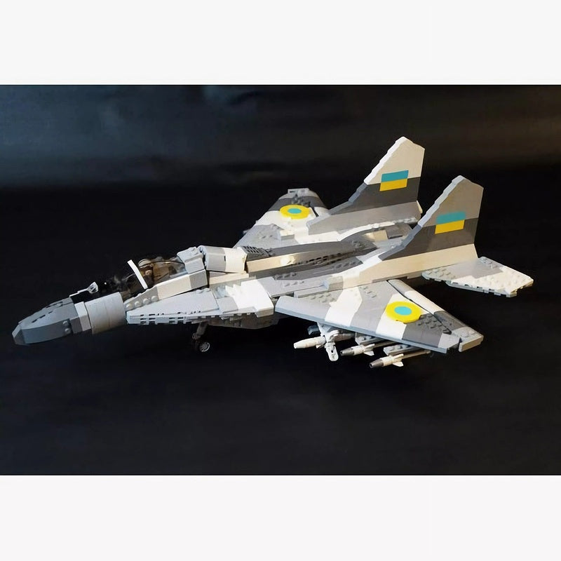 Mig-29 Fulcrum Fighter Jet MOC Building Kit - Advanced Aviation Construction Set - 3