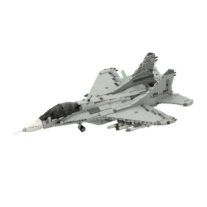 Mig-29 Fulcrum Fighter Jet MOC Building Kit - Advanced Aviation Construction Set - 5