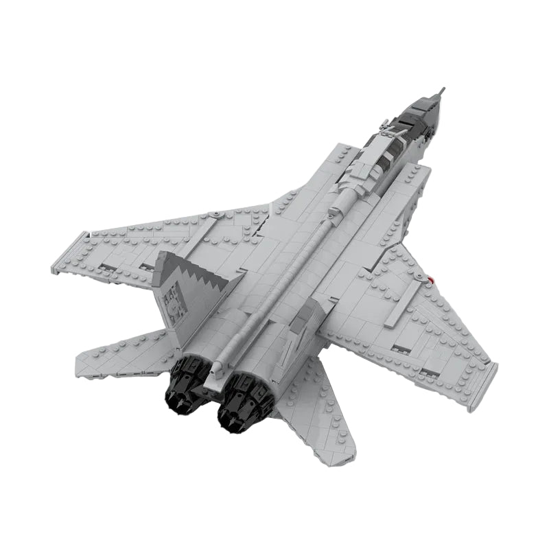 MiG-31 High-Speed Interceptor Fighter Jet MOC Building Kit