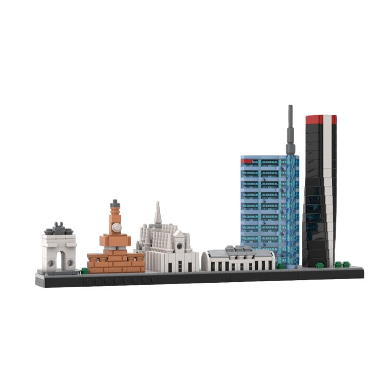 Milan Skyline Building Kit | Italy Landmark LEGO-Compatible MOC - 3