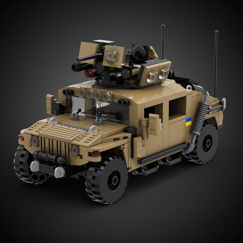 Military Off-Road Armored Vehicle MOC Building Kit | Tactical 4x4 Model - 2