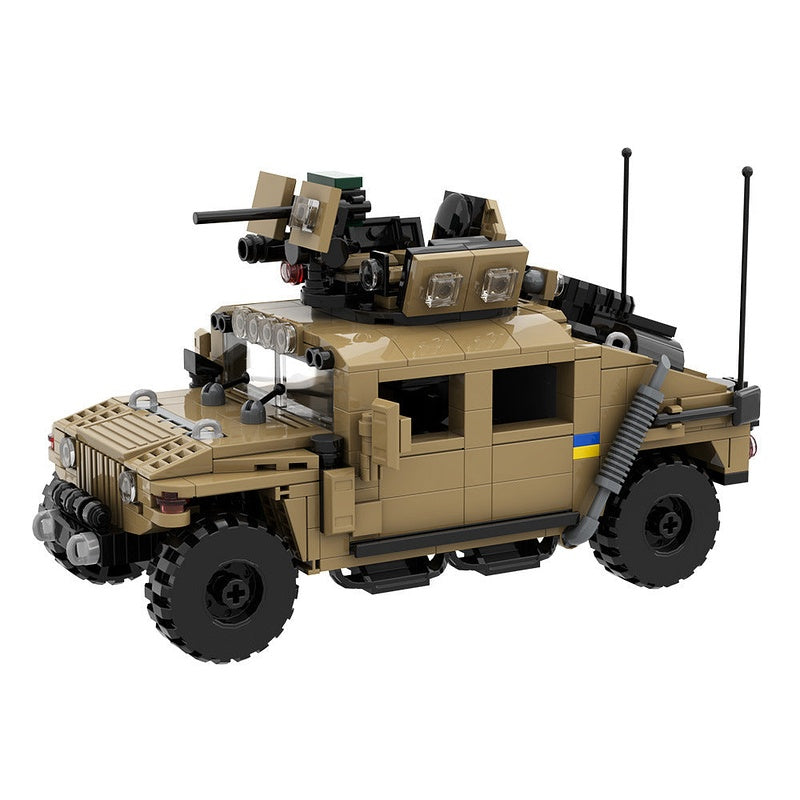 Military Off-Road Armored Vehicle MOC Building Kit | Tactical 4x4 Model - 3