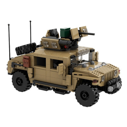 Military Off-Road Armored Vehicle MOC Building Kit | Tactical 4x4 Model - 5