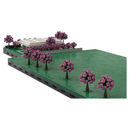 Miller House and Gardens 1:200 MOC Building Kit - 4
