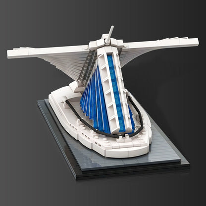 Milwaukee Art Museum Quadracci Pavilion MOC Architecture Building Kit - 2