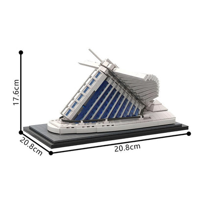 Milwaukee Art Museum Quadracci Pavilion MOC Architecture Building Kit - 3