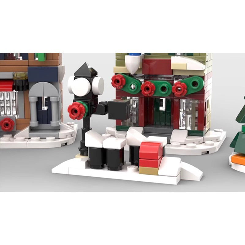 Mini 10308 Holiday Main Street Building Kit | LEGO-Compatible MOC - 5
