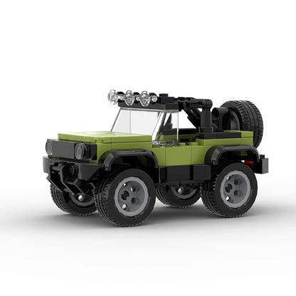 Mini 6-stud Cabriolet Off-Road Vehicle Building Kit | LEGO-Compatible MOC - 1