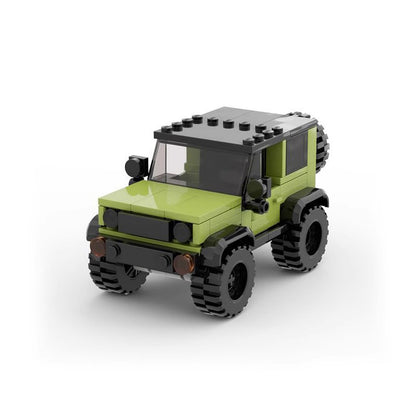 Mini 6-stud Cabriolet Off-Road Vehicle Building Kit | LEGO-Compatible MOC - 10