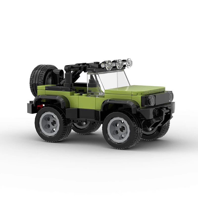 Mini 6-stud Cabriolet Off-Road Vehicle Building Kit | LEGO-Compatible MOC - 2
