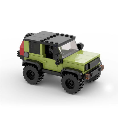 Mini 6-stud Cabriolet Off-Road Vehicle Building Kit | LEGO-Compatible MOC - 8