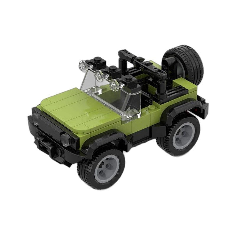Mini 6-Stud Off-Road Cabriolet MOC Building Kit | Adventure Vehicle Model - 5