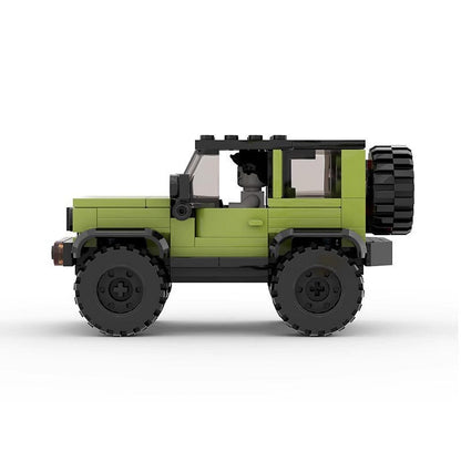 Mini 6-Stud Off-Road Cabriolet MOC Building Kit | Adventure Vehicle Model - 9