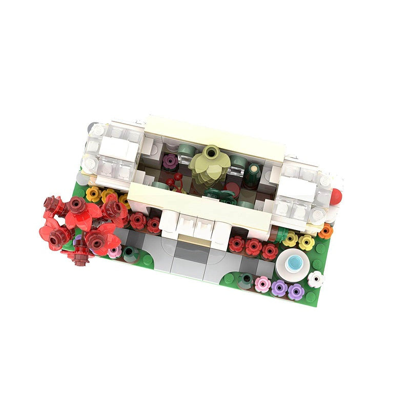 Mini Botanical Garden Modular Greenhouse Building Kit | LEGO-Compatible MOC - 2