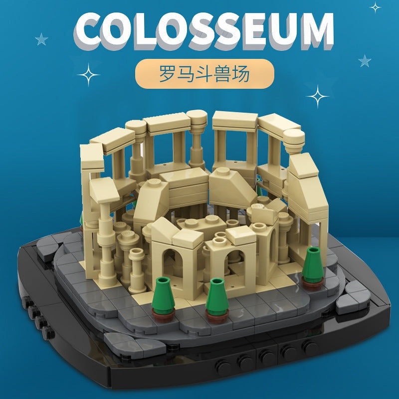 Mini Colosseum MOC Building Kit | Ancient Roman Architecture Model - 2