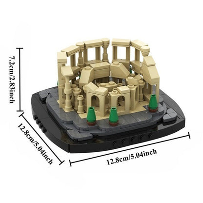 Mini Colosseum MOC Building Kit | Ancient Roman Architecture Model - 4