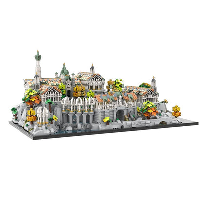 Mini Elven Valley Architecture Building Kit | LEGO-Compatible MOC - 2