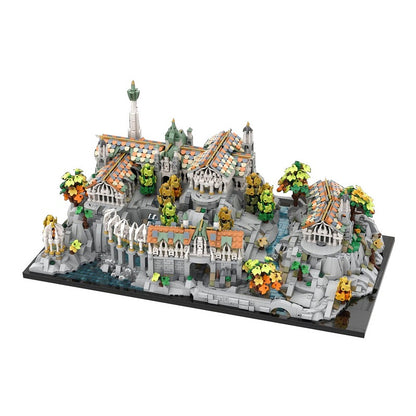 Mini Elven Valley Architecture Building Kit | LEGO-Compatible MOC - 3