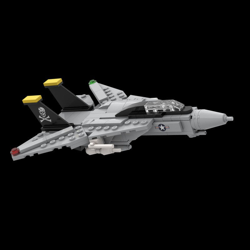 mini f-14 tomcat supersonic fighter building set | moc-32402 - 1
