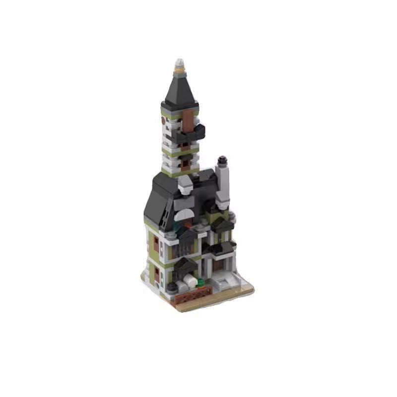 Mini Haunted House MOC Building Kit | Gothic Modular Architecture - 1