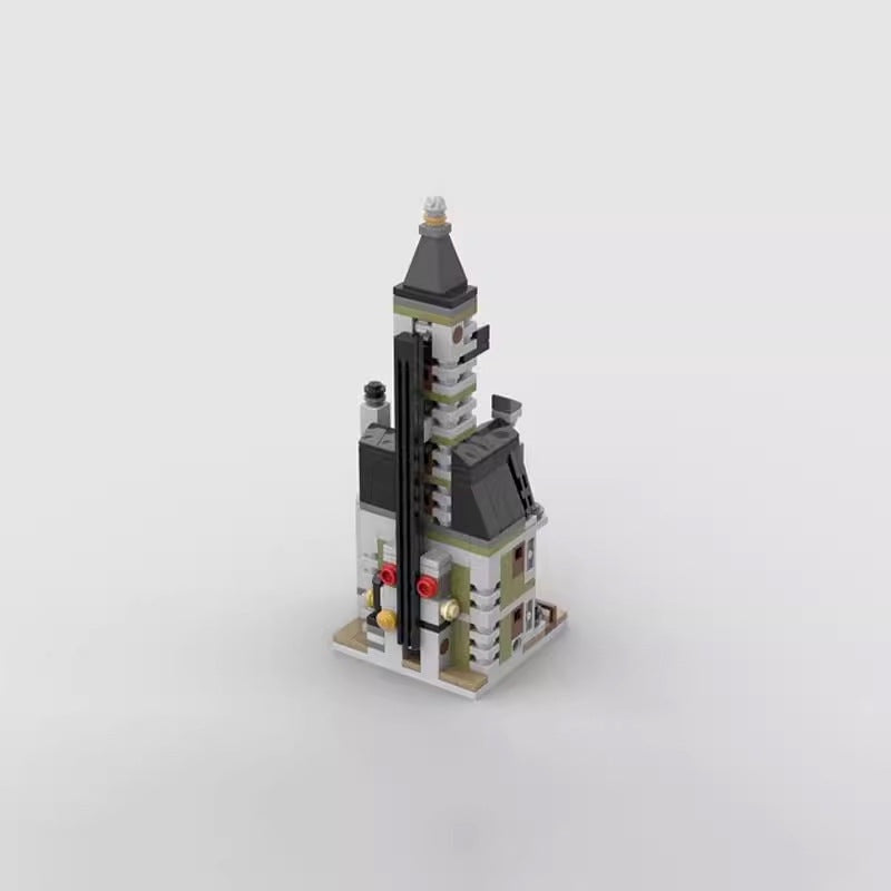 Mini Haunted House MOC Building Kit | Gothic Modular Architecture - 5
