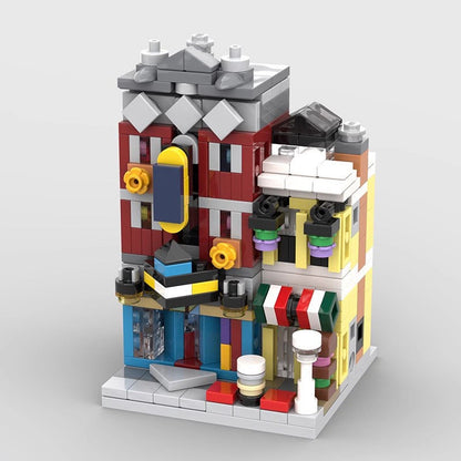 Mini Jazz Club MOC Modular Building Kit | Music Venue Architecture Model - 2