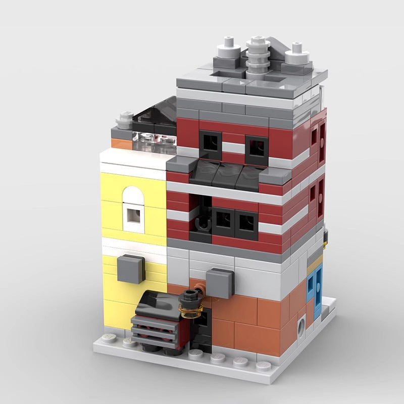 Mini Jazz Club MOC Modular Building Kit | Music Venue Architecture Model - 3