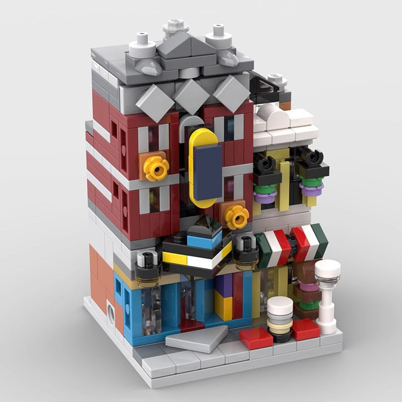 Mini Jazz Club MOC Modular Building Kit | Music Venue Architecture Model - 5