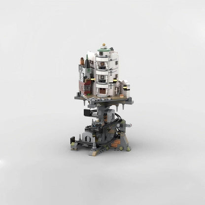 Mini Magical Wizard Bank & Mine MOC Building Kit Fantasy Diorama Model - 3