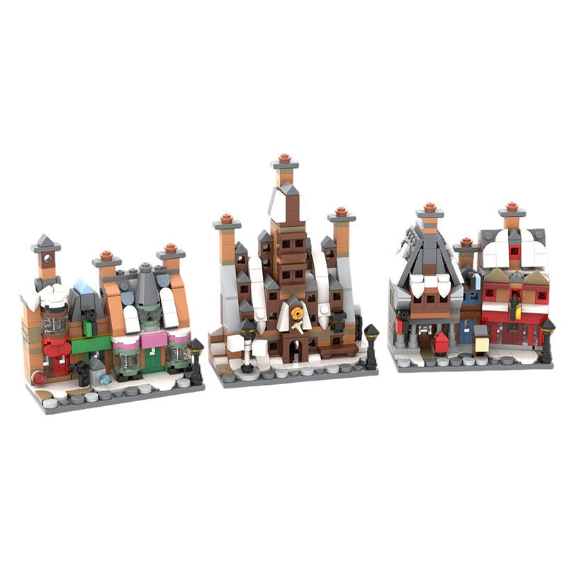 Mini Magical Wizarding Village Building Kit | LEGO-Compatible MOC - 2
