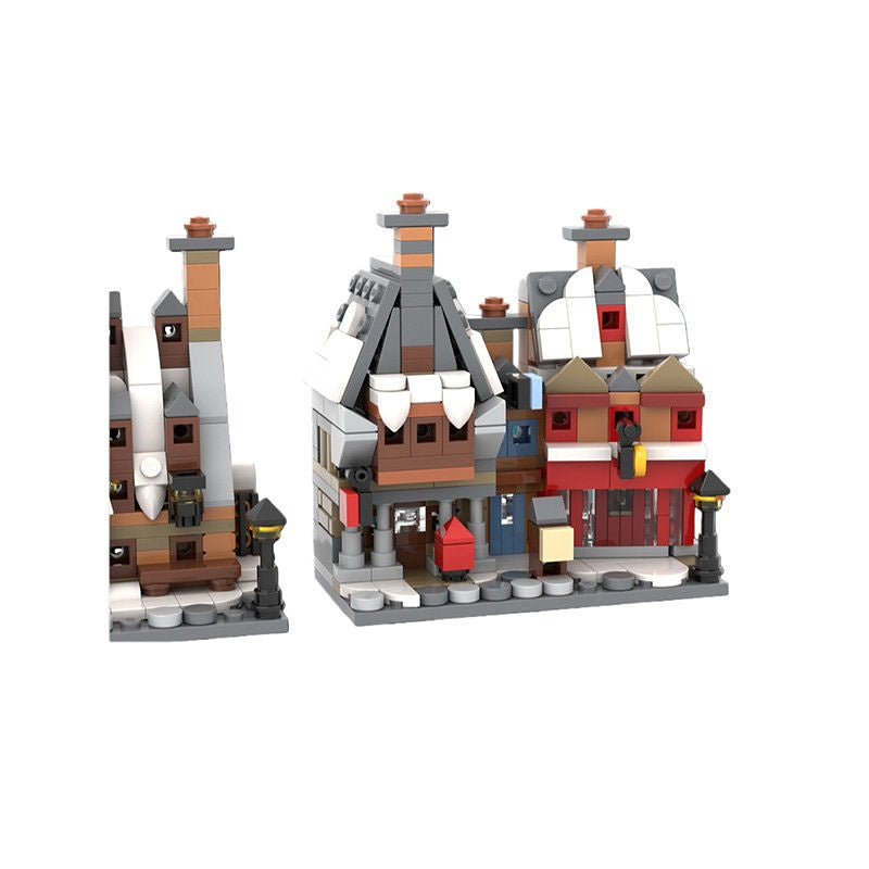 Mini Magical Wizarding Village Building Kit | LEGO-Compatible MOC - 3