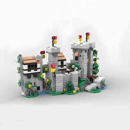 Mini Medieval Fortress Lion Castle MOC Architecture Building Kit - 2