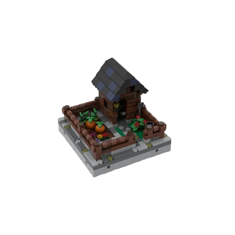 Mini Medieval Garden Building Kit | LEGO-Compatible MOC - 1