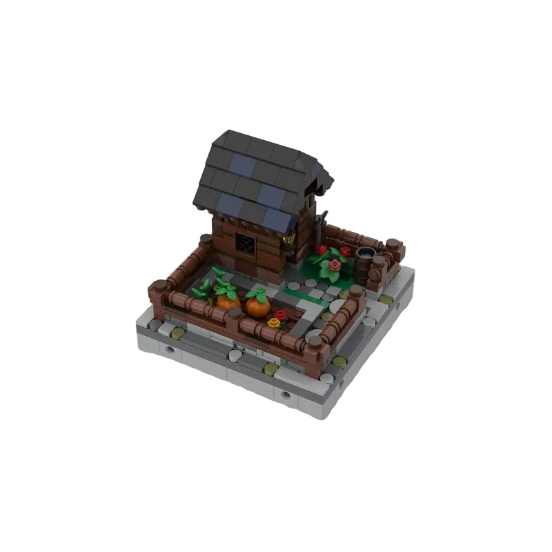 Mini Medieval Garden Building Kit | LEGO-Compatible MOC - 2