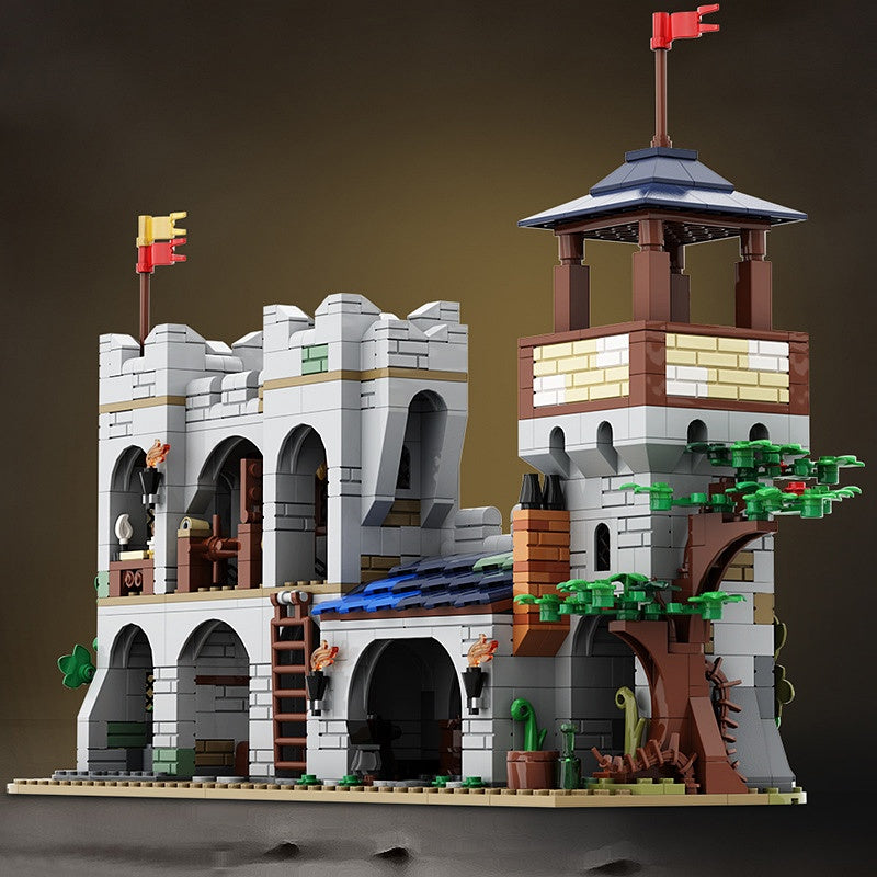 Mini Medieval Knights Castle Building Kit | LEGO-Compatible MOC - 1