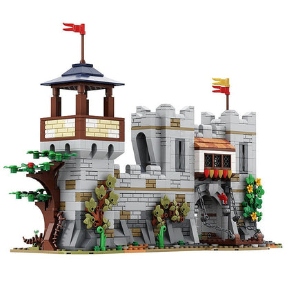 Mini Medieval Knights Castle MOC Fantasy Architecture Building Kit - 1