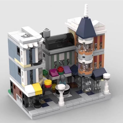 Mini Modular Assembly Square MOC Building Kit | City Architecture Model - 2