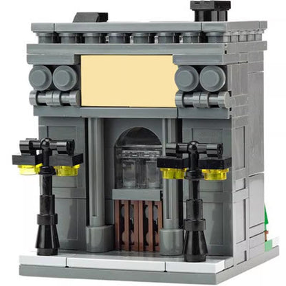 Mini Modular Bank MOC Building Kit | Classic City Architecture Model - 3