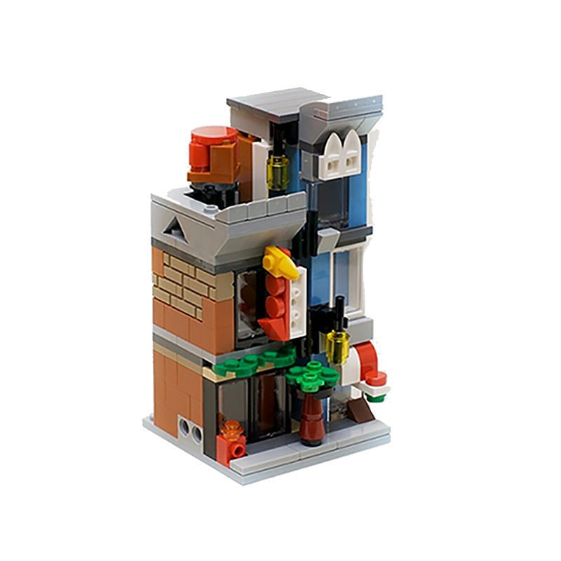 Mini Modular Detective Office MOC Building Kit | Mystery City Architecture - 2
